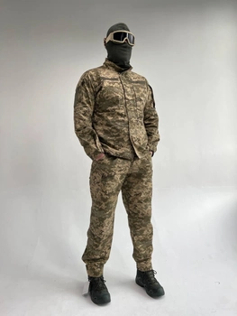 Военная тактическая форма комплект одежды Рип-стоп камуфляж Пиксель 50/4 L
