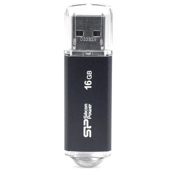 Флеш-накопичувач SiliconPower USB 2.0 Ultima II - I series 16Gb Black (SP016GBUF2M01V1K)