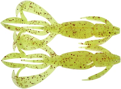 Силікон Keitech Crazy Flapper 2.4" 10 шт PAL#01 Chartreuse Red Flk (15511447)