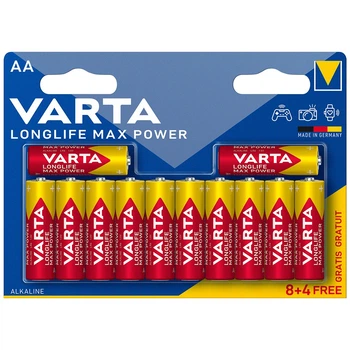 Батарейка Varta Longlife Max Power AA BLI 12 Alkaline