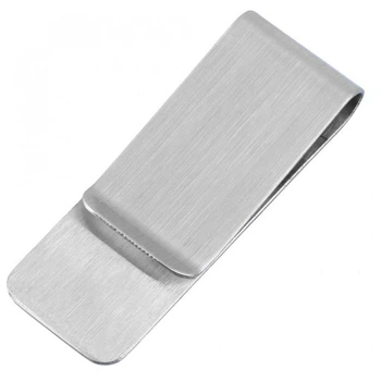 Затискач для грошей металевий для чоловіків OYS Classic Silver (3008)