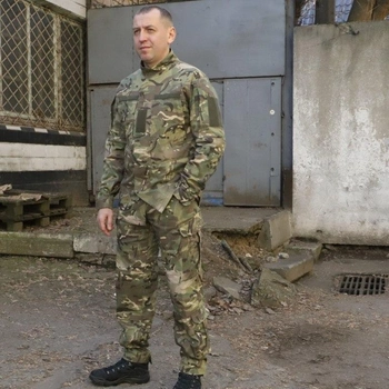 Тактичні штани камуфляжні для військових мультикам розмір 48 (BEZ-2307)