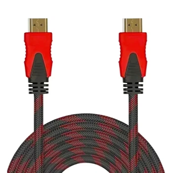 Кабель HDMI-HDMI 1.5 метра, hdmi кабель для телевизора и приставки, компьютера (1009869-Black)