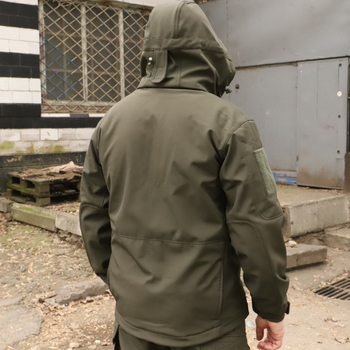 Тактична куртка Softshell. Куртка Софтшелл Haunt-Hanter. Розмір 48 олива (0016К-О)