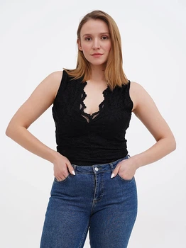 Боди-майка Boohoo TZZ97870-105-20 38 Черная (6666000209283)