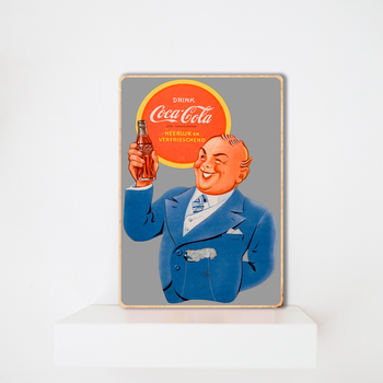 Дерев'яний постер Coca Cola Drink А2