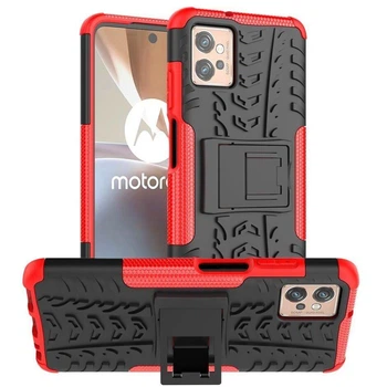 Чехол Armor для Motorola Moto G32 бампер противоударный с подставкой Red