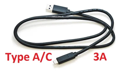 Кабель Data cable Dell USB-A - USB-C (Type A/C) 3.1 Gen2, 3A 1 метр, 0CW3D-AA10-15T