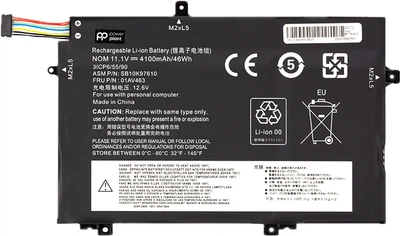 Аккумулятор PowerPlant для ноутбуков Lenovo ThinkPad L480 (01AV463) 11.1В 4100 мА·ч (NB481286)