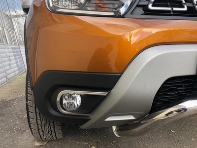 Накладки на протитуманки Renault Duster (2018-) 2 шт нерж, (2025103)