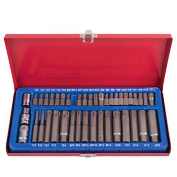 Набір біт HEX, SPLINE,TORX, RIBE 41 предмет Alloid НБ-3841