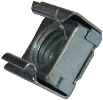 Гайка закладная М4х10 кл.міц.4 цинк 1,7-2,5 9х8,2 Steelfix 250 шт (040493)