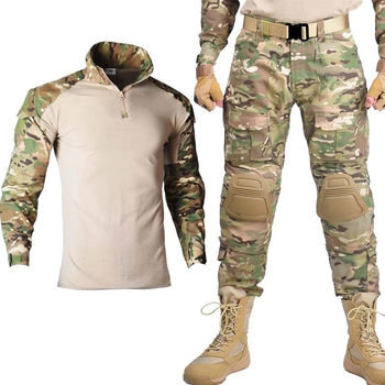 Тактичний костюм, комплект UBACS + штани Yevhev (IDOGEAR) Gen.3 Multicam Розмір L