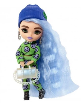 Barbie Extra Minis Doll 3 Mattel Кукла Барбі Екстра міні з синім волоссям HGP65