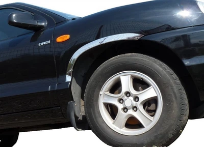 Накладки на арки 2006-2009 (4 шт, нерж) для Hyundai Santa Fe 2