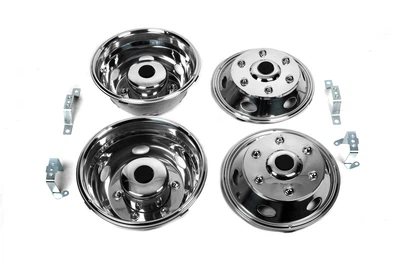 Колпаки из нержавейки Exclusive V1 (2-катковый) для Volkswagen LT 1995-2006 гг