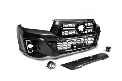 Передний бампер Rocco (для 2015-2020) для Toyota Hilux 2015- гг