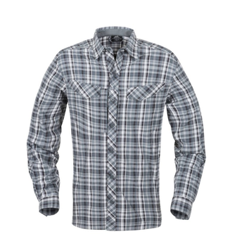 Сорочка Defender MK2 City Shirt Helikon-Tex Stone Plaid XL Тактична чоловіча