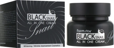 Многофункциональный крем с муцином черной улитки - FarmStay All-In-One Black Snail Cream 100ml (655485-1550)
