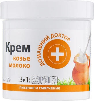 Крем для обличчя, рук і тіла 3 в 1 "Козине молоко" - Домашний Доктор 250ml (375811-19323)