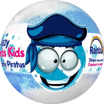 Бомба для ванн "Веселый пират" с сюрпризом - Rainbow Crazy Bombs Kids 100g (1005400-53206)