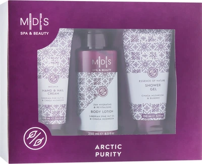 Набір "Арктична чистота" - Mades Cosmetics Arctic Purity (sh/gel/150 ml + b/lot/250 ml + h/cr/100 ml) (540037-3284)