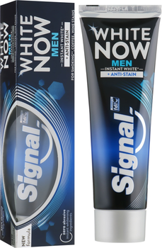 Зубная паста для мужчин с отбеливающим эффектом - Signal White Now Men Super Pure 75ml (800053-23226)