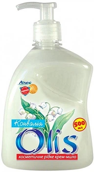 Косметичне рідке крем-мило "Конвалія" з дозатором - Olis 500ml (1129368-121066)