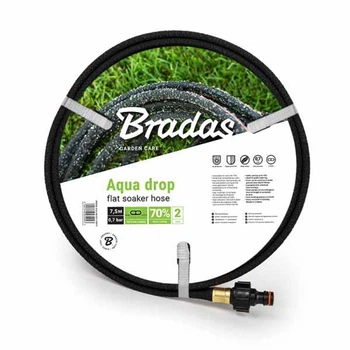 Сочится шланг AQUA-DROP FLAT 1/2" – 7,5м Bradas