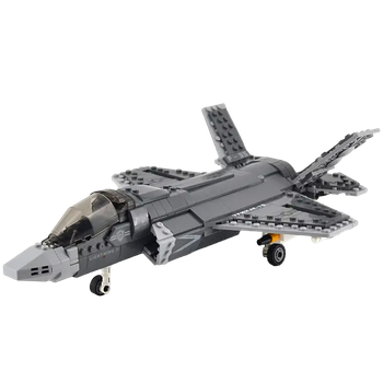 Конструктор Самолет Истребитель F-35 Lighting 646 деталей