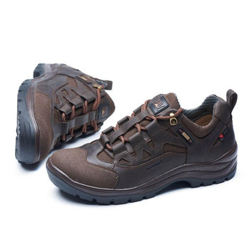 Тактичні демісезонні водонепроникні кросівки коричневі р-45