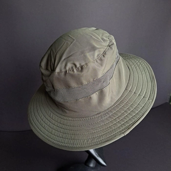 Панама-шляпа тактическая с широкими полями мужская Zelart Полиэстер Олива (TY-6303)