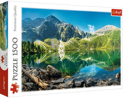 Пазли Trefl - Озеро Морське Око, Татри, Польща, 1500 елементів (26167)