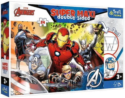 Пазли Trefl СуперМаксі - Сильні Месники / Disney Marvel The Avengers, 24 елементи (41007)