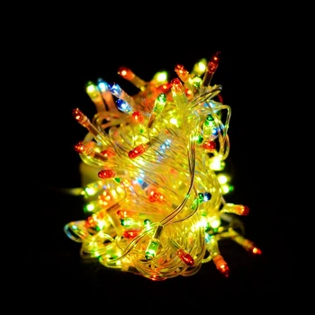 Светодиодная гирлянда Venom "Проводная" 100LED MIX, белый провод (LS-C-LED-100LED-WC-M)