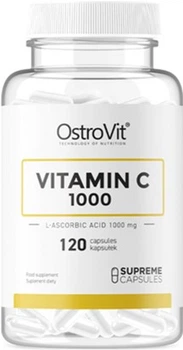 Suplement diety OstroVit Witamina C 1000 mg 120 kapsułek (5903246229806)