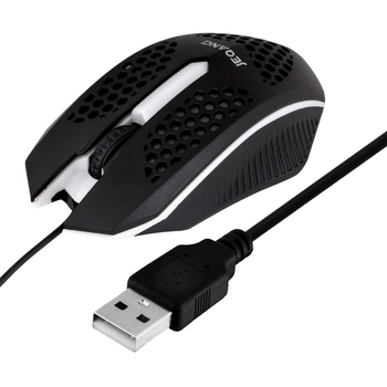 Игровая компьютерная проводная мышка со стильным дизайном G260 Чёрная (soft touch)