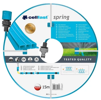 Шланг для полива Cellfast SPRING, перфорированный, 15 м (636436)