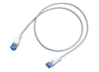 Патч-корд REICHLE & DE-MASSARI R302332 real 10 Cat.6, S/FTP, 4P, LSFRZH, GRAY, RJ45/S-RJ45/S, 1.0 m