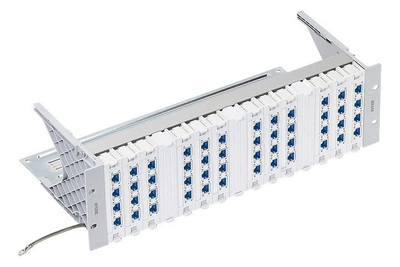 Патч панель REICHLE & DE-MASSARI R302360 19" 3U global patch panel 48XRJ45/S, REAL10 CAT. 6