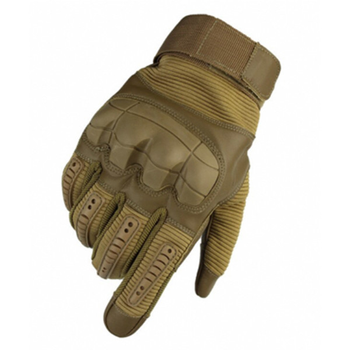Тактичні рукавички повнопалі Gloves FF 3 Койот M