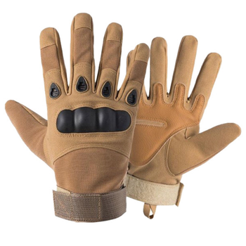 Тактичні рукавички повнопалі Gloves FF 1 Койот M