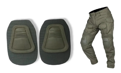 Наколенники вставки в штаны М-04 олива
