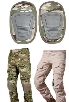 Наколенники вставки в штаны М-02 олива
