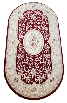 Класичний килим PARIS 1.2х1.8м. Овал RED 9932C