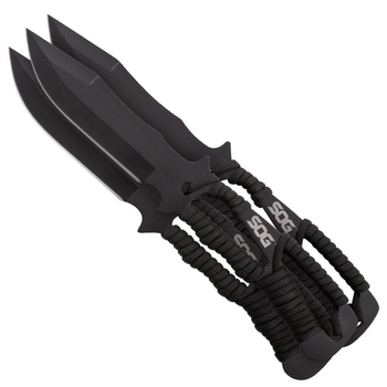 Набор ножей SOG Throwing Knives, Paracord Wrapped Sheath ( SOG F041TN-CP)