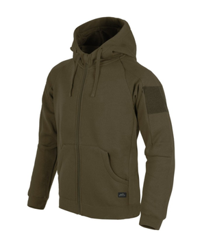 Куртка толстовка (Худи) Urban Tactical Hoodie (Fullzip) Lite Helikon-Tex Green XS Тактическая мужская