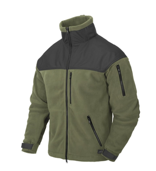Куртка флисовая Classic Army Jacket - Fleece Helikon-Tex Olive Black XXL Тактическая