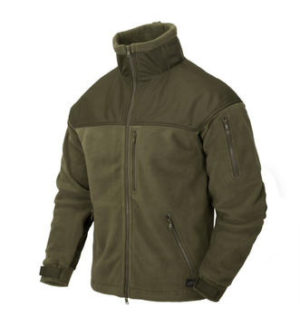 Куртка флисовая Classic Army Jacket - Fleece Helikon-Tex Olive Green XXXL Тактическая