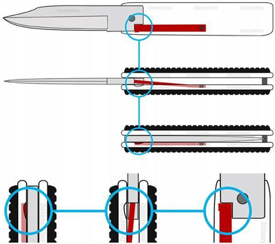 Складнывающийся Нож PARACORD Mil-Tec® + Свисток